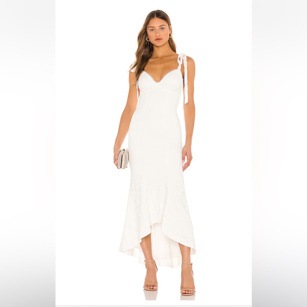 Majorelle White Lace Dress